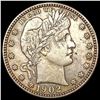 Image 1 : 1902 Barber Quarter CLOSELY UNCIRCULATED