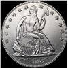 1853 Arws & Rays Seated Liberty Half Dollar UNCIRC