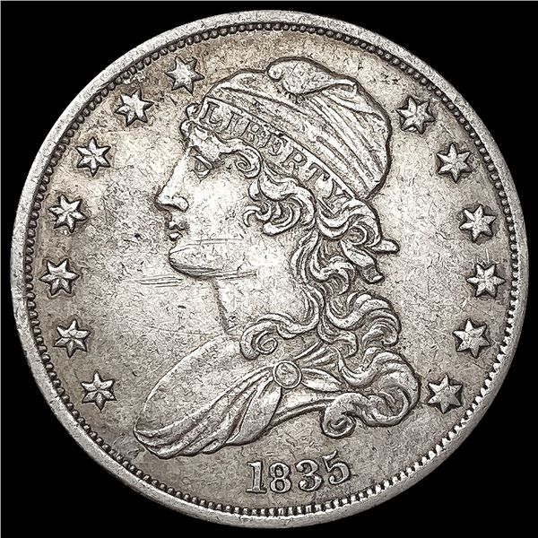 1835 Capped Bust Quarter CHOICE AU