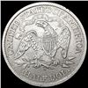 Image 2 : 1867-S Seated Liberty Half Dollar CLOSELY UNCIRCUL