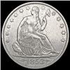 Image 1 : 1853 Arws & Rays Seated Liberty Half Dollar UNCIRC