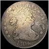 Image 1 : 1806 Draped Bust Quarter NICELY CIRCULATED