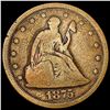 Image 1 : 1875-S Twenty Cent Piece NICELY CIRCULATED