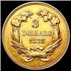 Image 2 : 1878 $3 Gold Piece CLOSELY UNCIRCULATED
