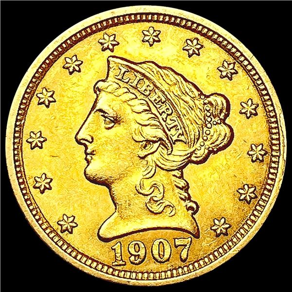 1907 $2.50 Gold Quarter Eagle UNCIRCULATED