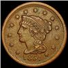 1851 Braided Hair Cent NEARLY UNCIRCULATED