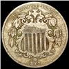 Image 1 : 1867 Shield Nickel NICELY CIRCULATED