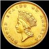 Image 1 : 1854 Rare Gold Dollar CLOSELY UNCIRCULATED