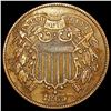 Image 1 : 1865 Two Cent Piece NEARLY UNCIRCULATED