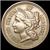Image 1 : 1868 Nickel Three Cent CLOSELY UNCIRCULATED
