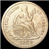 Image 1 : 1869-S Seated Liberty Dime NEARLY UNCIRCULATED