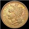 Image 1 : 1867 Nickel Three Cent CLOSELY UNCIRCULATED