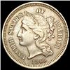 Image 1 : 1865 Nickel Three Cent CLOSELY UNCIRCULATED