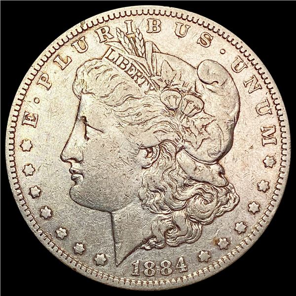 1884-S Morgan Silver Dollar NEARLY UNCIRCULATED