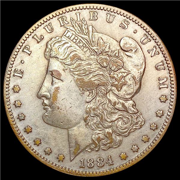 1884-S Morgan Silver Dollar NEARLY UNCIRCULATED