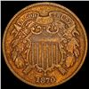 Image 1 : 1870 Two Cent Piece CLOSELY UNCIRCULATED