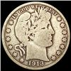 Image 1 : 1913 Barber Half Dollar NICELY CIRCULATED