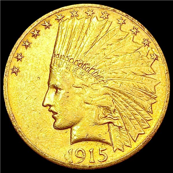 1915 $10 Gold Eagle CLOSELY UNCIRCULATED