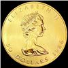 Image 1 : 1986 Canada Gold Maple 1oz SUPERB GEM BU