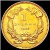 Image 2 : 1862 Rare Gold Dollar CLOSELY UNCIRCULATED