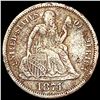 Image 1 : 1871-S Seated Liberty Dime NICELY CIRCULATED