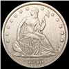 Image 1 : 1843 Seated Liberty Half Dollar CLOSELY UNCIRCULAT