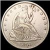 Image 1 : 1843 Seated Liberty Half Dollar CLOSELY UNCIRCULAT