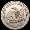 Image 2 : 1857 Seated Liberty Half Dollar CLOSELY UNCIRCULAT
