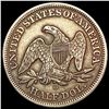 Image 2 : 1854-O Seated Liberty Half Dollar CLOSELY UNCIRCUL