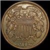 Image 1 : 1864 Two Cent Piece NEARLY UNCIRCULATED