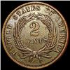 Image 2 : 1864 Two Cent Piece NEARLY UNCIRCULATED