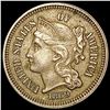 Image 1 : 1869 Nickel Three Cent CLOSELY UNCIRCULATED