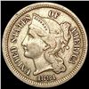 Image 1 : 1881 Nickel Three Cent NEARLY UNCIRCULATED