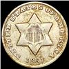 Image 1 : 1851-O Silver Three Cent NEARLY UNCIRCULATED