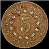 Image 2 : 1867 Shield Nickel LIGHTLY CIRCULATED