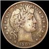 1901-O Barber Half Dollar LIGHTLY CIRCULATED