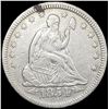 Image 1 : 1854 Arws Seated Liberty Quarter CLOSELY UNCIRCULA