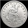 Image 1 : 1853 Arws & Rays Seated Liberty Quarter CLOSELY UN