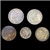 Image 1 : [5] Varied US Coinage [1854, 1861, 1870, 1911, 192