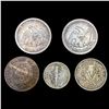 Image 2 : [5] Varied US Coinage [1854, 1861, 1870, 1911, 192