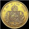 Image 2 : 1851 Brazil .5286oz Gold 20000 Reis CLOSELY UNCIRC