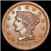 Image 1 : 1851 Braided Hair Large Cent CLOSELY UNCIRCULATED