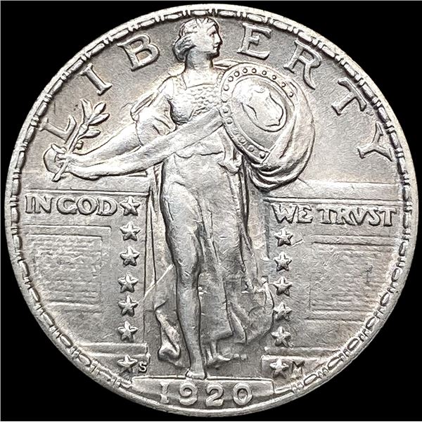 1920-S Standing Liberty Quarter CLOSELY UNCIRCULAT