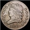 1828 13 Stars Classic Head Half Cent NEARLY UNCIRC