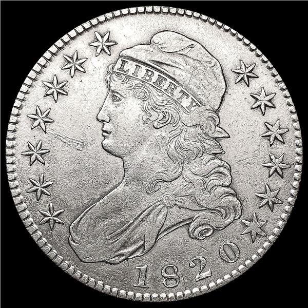 1820 Capped Bust Half Dollar CLOSELY UNCIRCULATED