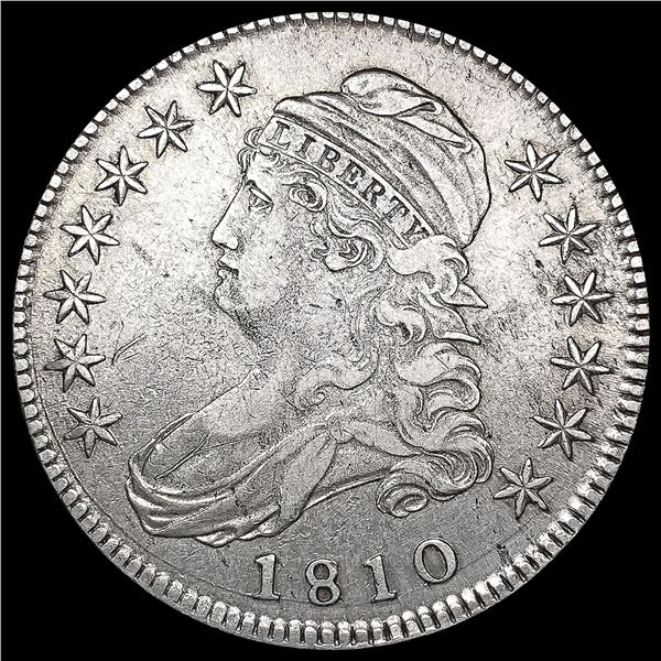 1810 Capped Bust Half Dollar NEARLY UNCIRCULATED