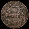 Image 2 : 1828 Classic Head Half Cent CLOSELY UNCIRCULATED