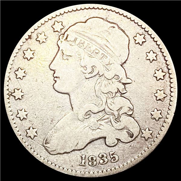 1835 Capped Bust Quarter NICELY CIRCULATED