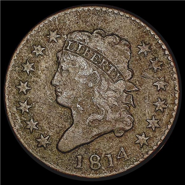 1814 Plain Classic Head Large Cent NICELY CIRCULAT