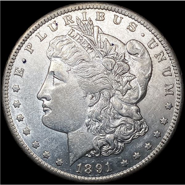 1891-CC Morgan Silver Dollar CLOSELY UNCIRCULATED